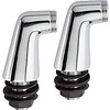 Wiesbaden Set chroom staande badrandkoppelingen 1/2x3/4