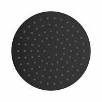 Wiesbaden luxe mess.hoofddouche rond 200mmx12mm mat-zwart