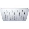 Wiesbaden UFO Luxe hoofddouche vierkant 200mm Ultra plat chroom
