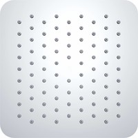 Wiesbaden UFO Luxe hoofddouche vierkant 200mm Ultra plat chroom