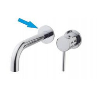 Wiesbaden Caral losse rozet tbv inbouw uitloopgedeelte chroom