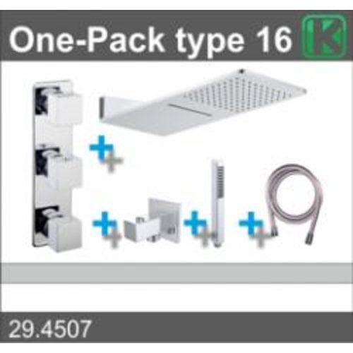 Wiesbaden one-pack inbouwthermostaatset type 16 (24x55) 