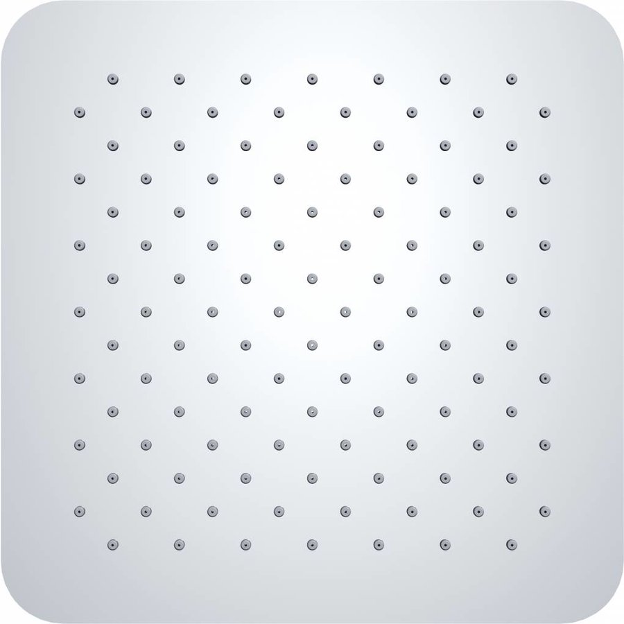 Wiesbaden UFO Luxe hoofddouche vierkant 300mm Ultra plat RVS