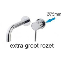 Rozet 75mm tbv kraangedeelte 29.4111 chroom