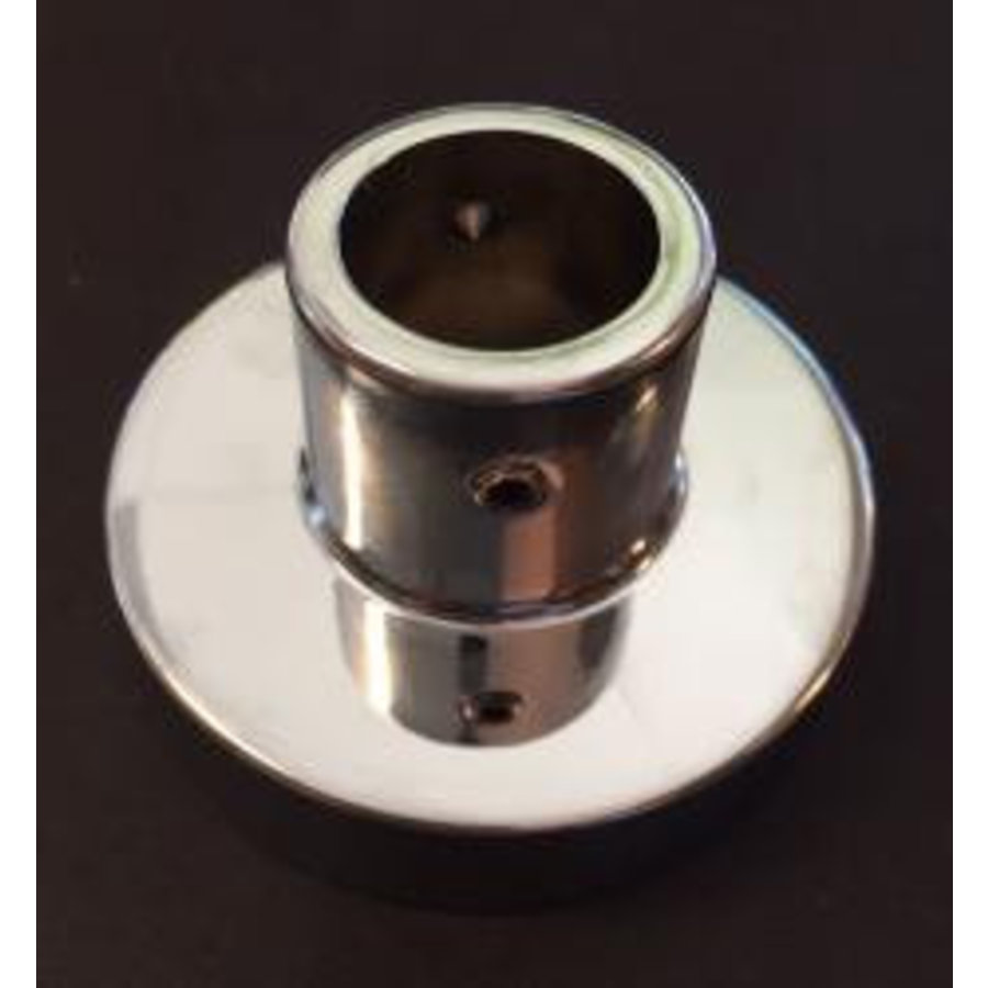 Wiesbaden Caral chroom muurplaat tbv opbouwset