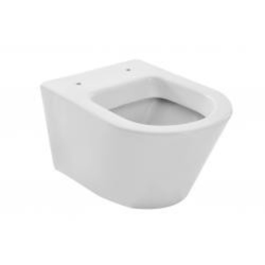 Wandcloset  Wiesbaden Vesta 52cm Zonder Zitting Wit