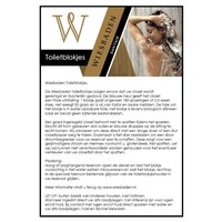 Wiesbaden set à 12 stuks toiletblokjes blauw tbv Geberit