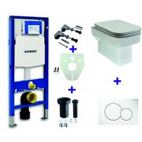 Geberit UP-320 + Carré OnePack + Sigma 01 wit