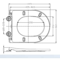 Wandcloset Wiesbaden Vesta Junior Diepspoel Rimfree Wit (Inclusief Flatline Zitting Wit)