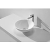 Solid Surface opzetwastafel rond 430x430x130