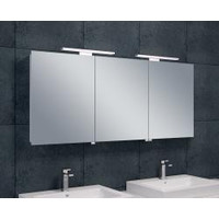 Wiesbaden Luxe spiegelkast +Led verlichting 140x60x14cm