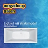 Ligbad 180x80x49 cm wit strak model Actie
