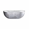 Best Design Vrijstaandbad Best Design Nicelook 180x86x60 cm Zilver