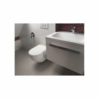 Wandcloset Creavit Free met Bidetkraan Rimfree Wit Keramiek  (Excl. zitting)