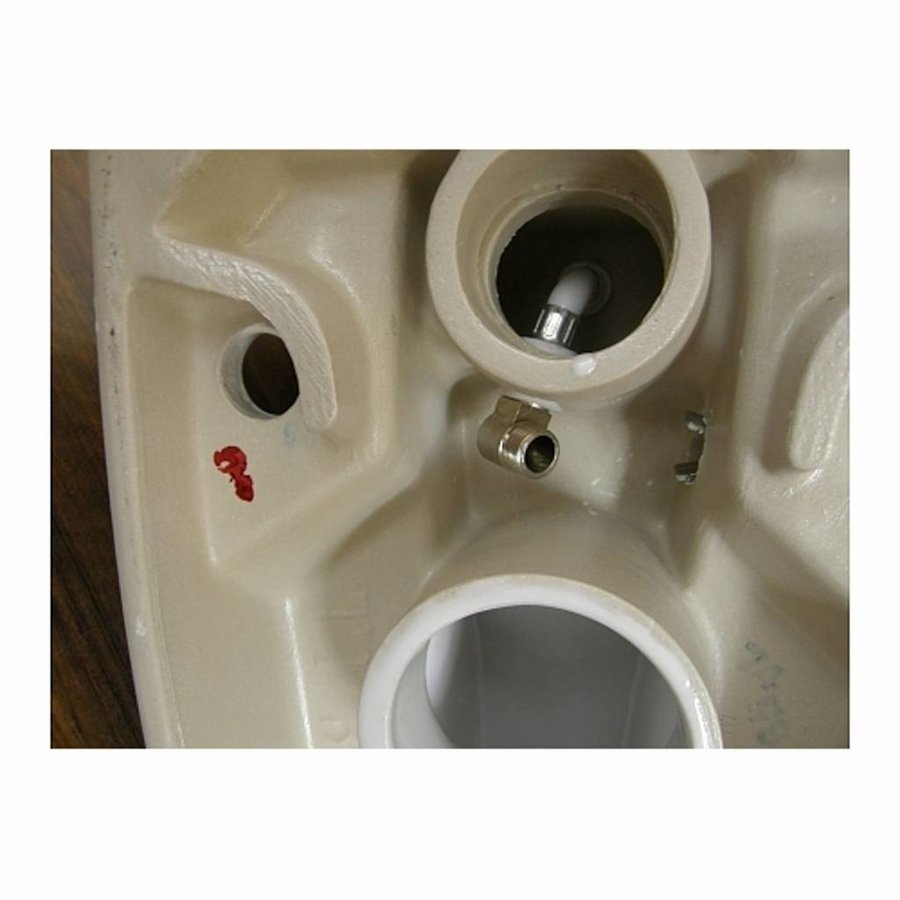 Wandcloset Creavit Free met Bidetkraan Rimfree Wit Keramiek  (Excl. zitting)