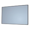 Badkamerspiegel Sanicare Q-Mirrors 75x70x2cm Zwart