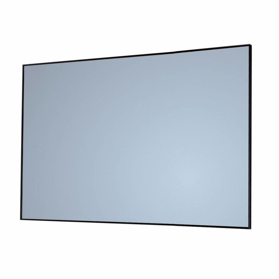 Badkamerspiegel Sanicare Q-Mirrors 70x70x2cm Zwart