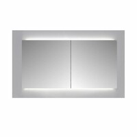 Spiegelkast Sanicare Qlassics Ambiance 90 cm 2 Deuren Schots-Eiken