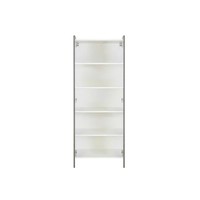 Kolomkast Sanicare Q1/Q4/Q12 2-Deurs Soft-Closing Chromen Greep 160x67x32 cm Antraciet