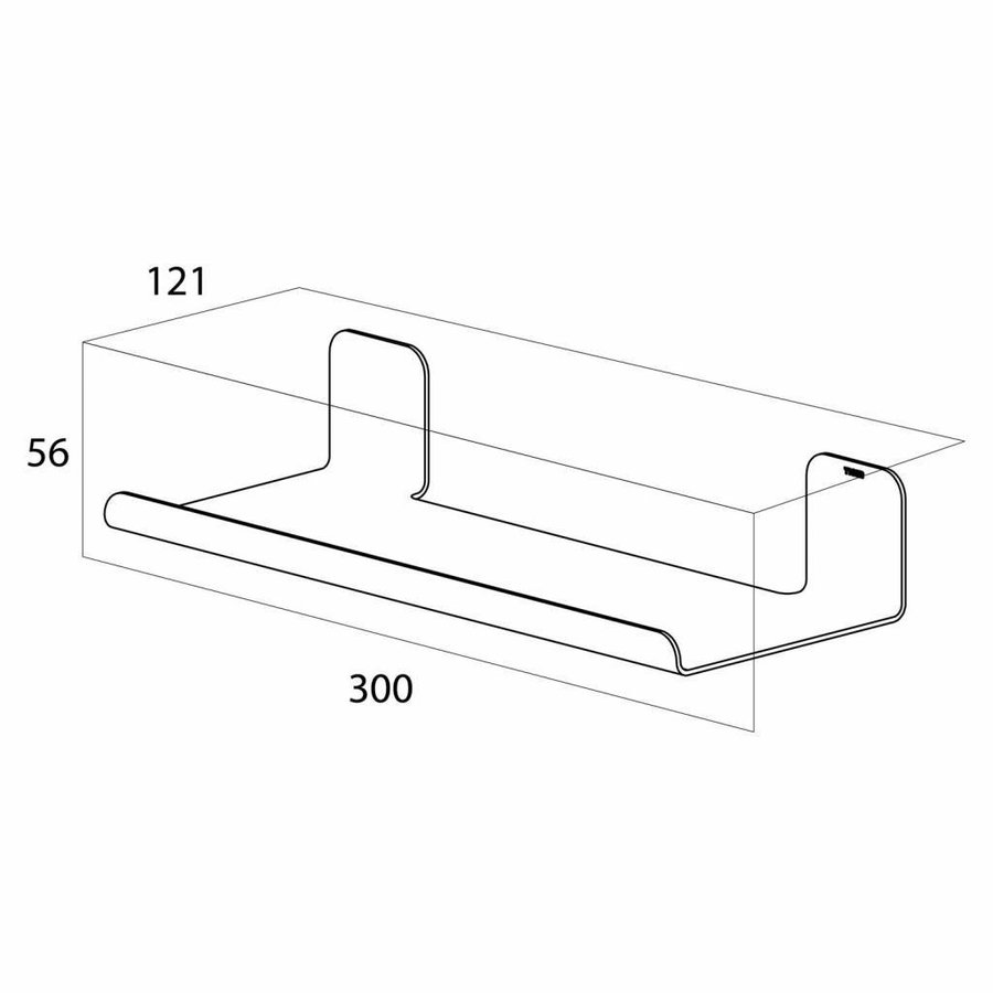 Planchet Tiger Colar 30 cm RVS Geborsteld