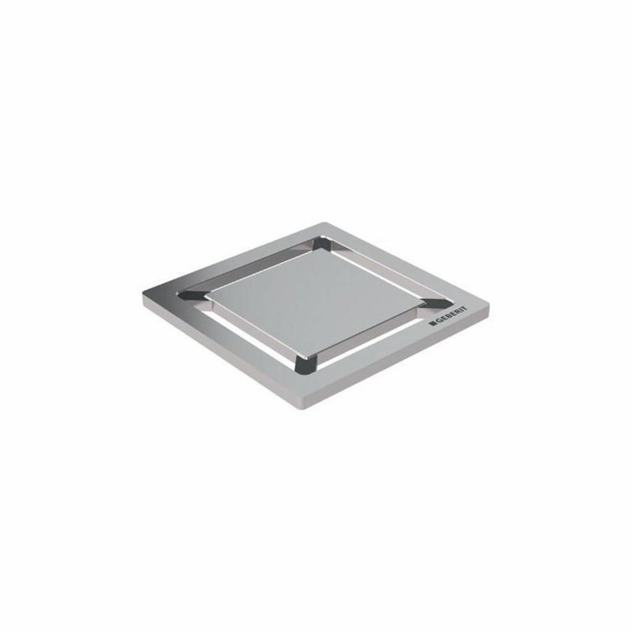 Putrooster Geberit voor Doucheput Vloer Vierkant 8x8 cm RVS