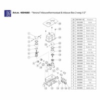 Regendoucheset Best Design Verona P300 Inbouw Met Inbouwbox Chroom