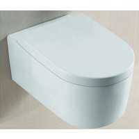 Juno Wandcloset Met Diepspoel Zitting Wit