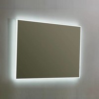 Spiegel Sanilux Mirror Infinity 80x70x4,5 cm Aluminium met LED Verlichting en Spiegelverwarming