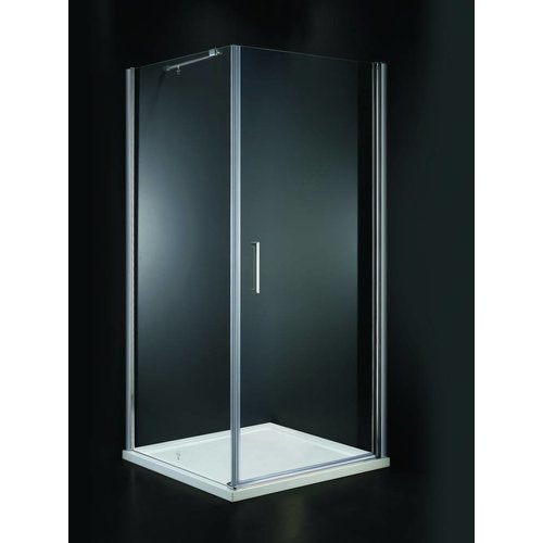 Douchecabine vierkant 90x90x200 cm met 1 swingdeur 