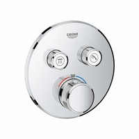 SmartControl Inbouw Doucheset Rond Met Hoofddouche 20cm En Handdouche Compleet