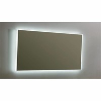 Spiegel Sanilux Mirror Infinity 140x70x4,5 cm Aluminium met LED Verlichting en Schakelaar