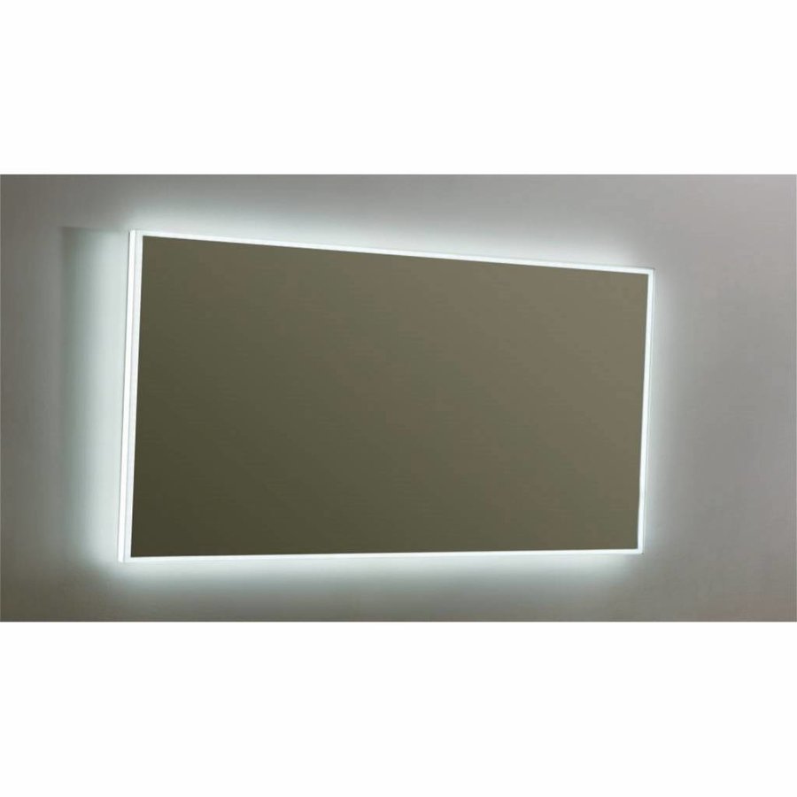 Spiegel Sanilux Mirror Infinity 140x70x4,5 cm Aluminium met LED Verlichting en Schakelaar