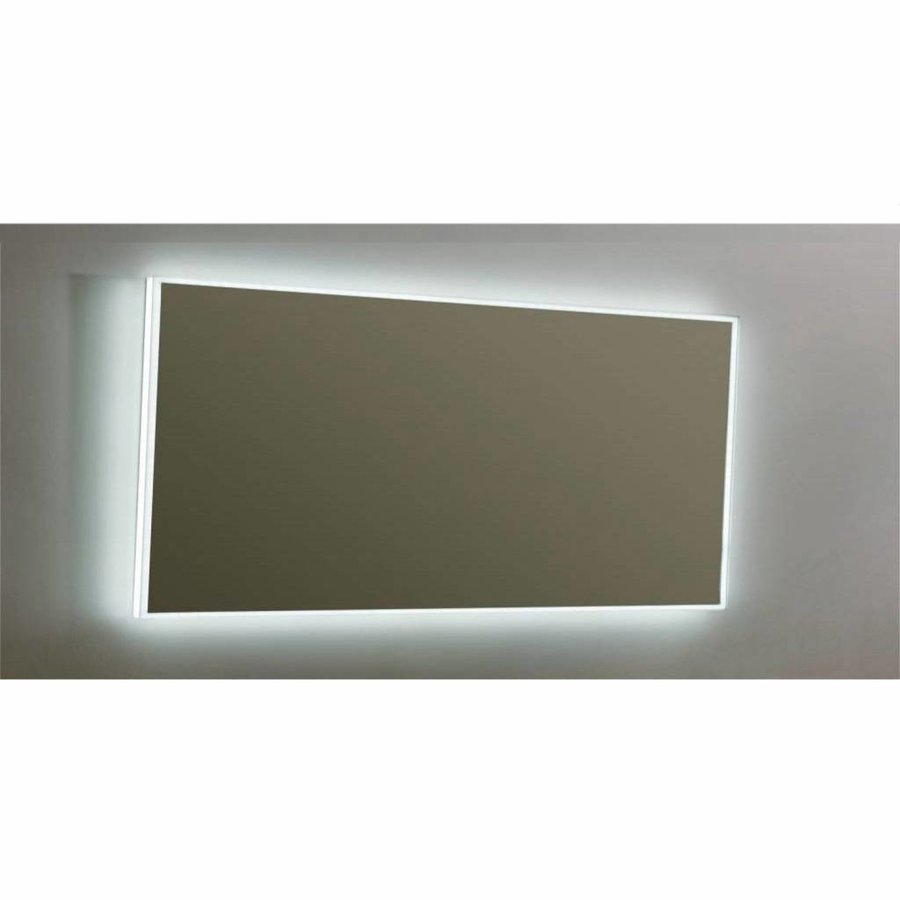 Spiegel Sanilux Mirror Infinity 160x80x4,5 cm Aluminium met LED Verlichting en Schakelaar