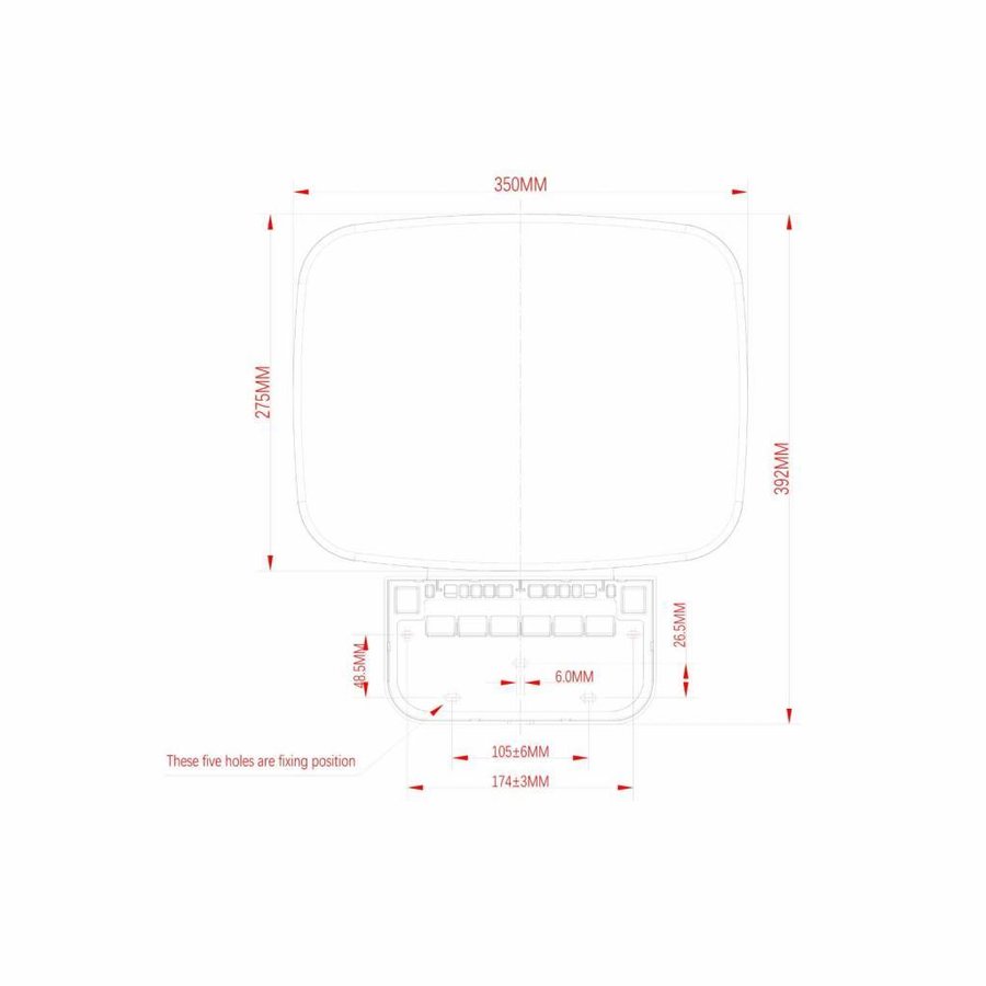 Douche Kruk Wiesbaden Opklapbaar Wandmontage Wit