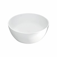 Meter Fonetiek Welke Best Design Rond Vrijstaand Bad Best Design Cirkel 153 cm Solid Surface Mat  Wit - Megadump Dalen