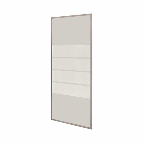 Inloopdouche VM Go Gordon 90x190cm Vaste Wand 6mm Gematteerd Chroom 