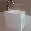 Luca Sanitair Fontein Luca Sanitair Met Open Schap 35x18x32cm Solid Surface Kraangat Links