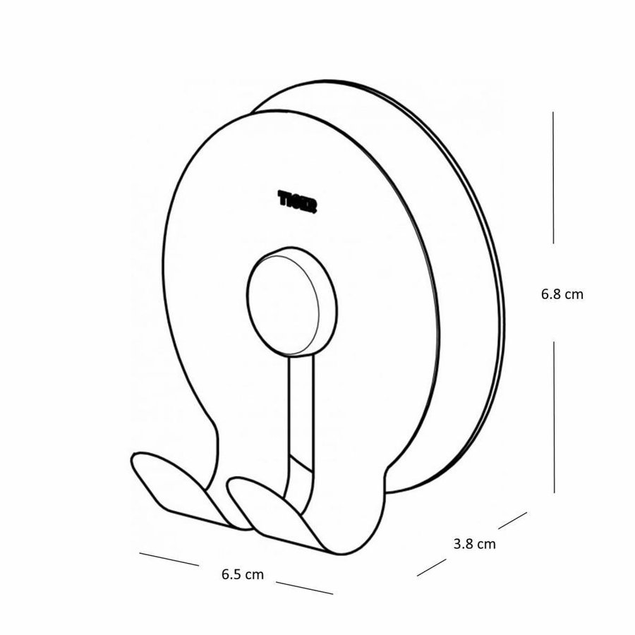 Haak Tiger Twin Hook RVS