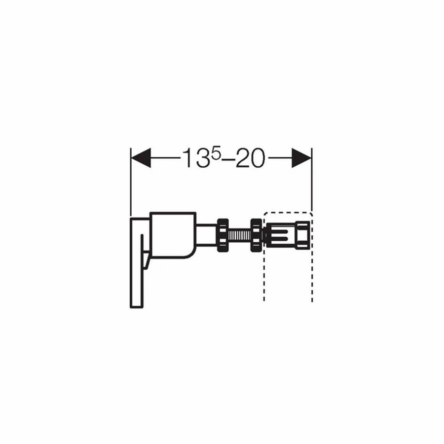 Geberit Duofix set wandankers 111815001