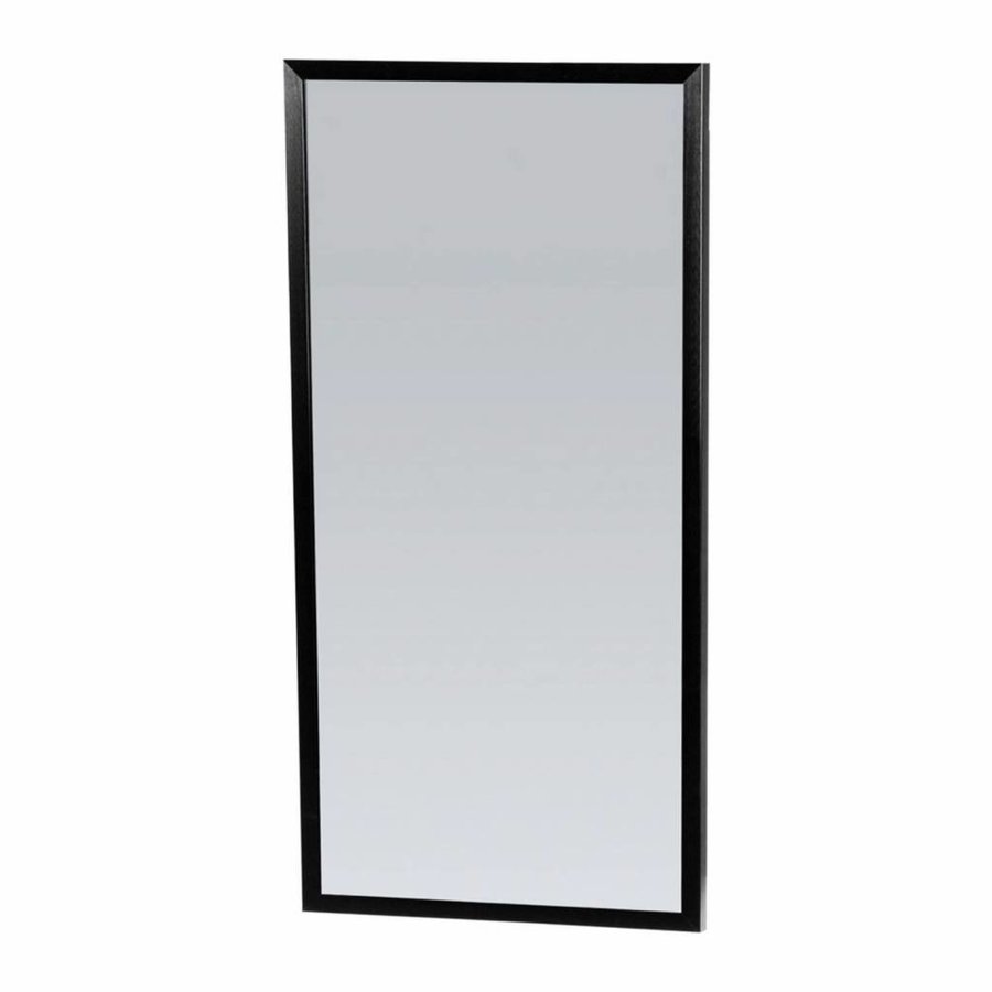 Spiegel Topa Silhouette 40x80x2.5 cm Aluminium Zwart
