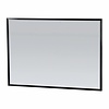 Sanitop Spiegel Topa Silhouette 100x70x2.5 cm Aluminium Zwart