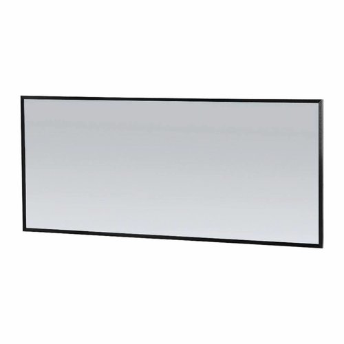 NIET MEER LEVERBAAR Spiegel Sanitop Silhouette 160x70x2.5 cm Aluminium Zwart 