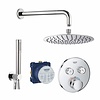 Grohe Grohe/Wiesbaden SmartControl Inbouw Doucheset Rond Met Hoofddouche 20cm en Handdouche Compleet