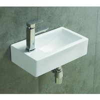 Keramische fontein Qubic 45x25x12 cm links / rechts