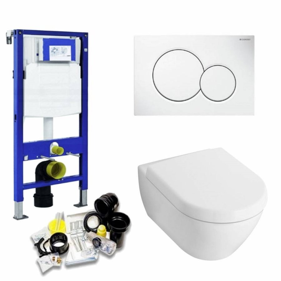 Up320 Toiletset 22 Villeroy & Boch Subway 2.0 Met Sigma Drukplaat