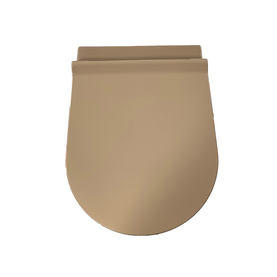 Toiletzitting Salenzi Form Slim Mat Taupe