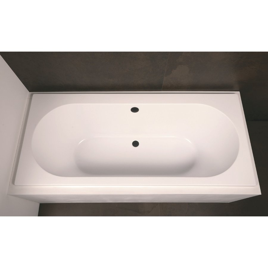 Inbouw Ligbad Luca Sanitair Primo Acryl 180x80x49 cm Mat Wit (exclusief afvoerset)