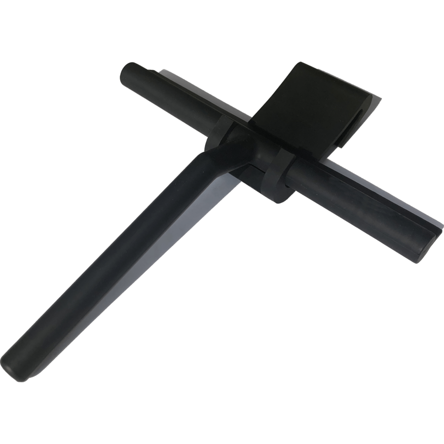 Raamwisser Boss & Wessing Messing Mat Zwart