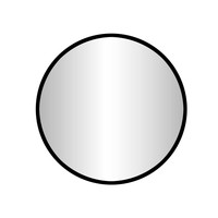 Badkamerspiegel Best Design Goslar Nero 80x80 cm Rond Mat Zwart