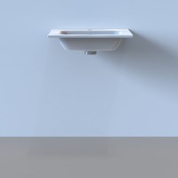 Wastafel Boss & Wessing Pakaru 61x46,5x17 Glans Wit (1 kraangat)